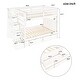 preview thumbnail 4 of 17, Full Over Full Bunk Bed with Storage Drawers and Shelves, Convertible Staircase Bunk Beds with Guardrails,No Box Spring Required