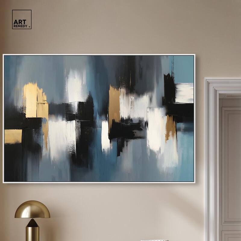 Within Blues Canvas by Art Remedy