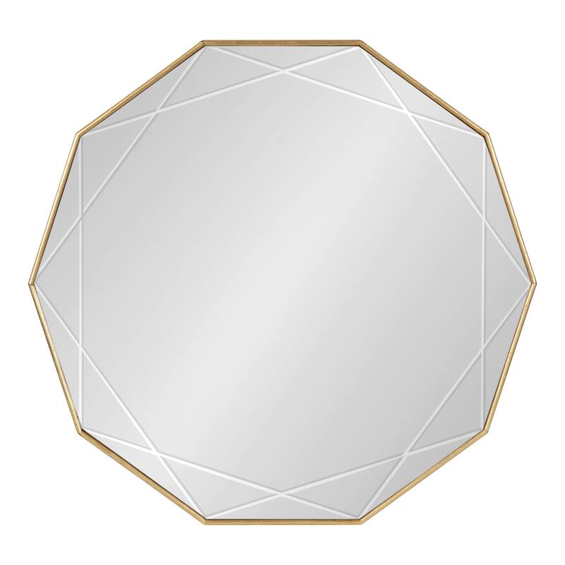 Kate and Laurel Deka Geometric Starburst Mirror - 25x26 - Gold