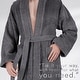 preview thumbnail 33 of 44, American Soft Linen Cotton Turkish Bathrobes Soft Absorbent Men Robes
