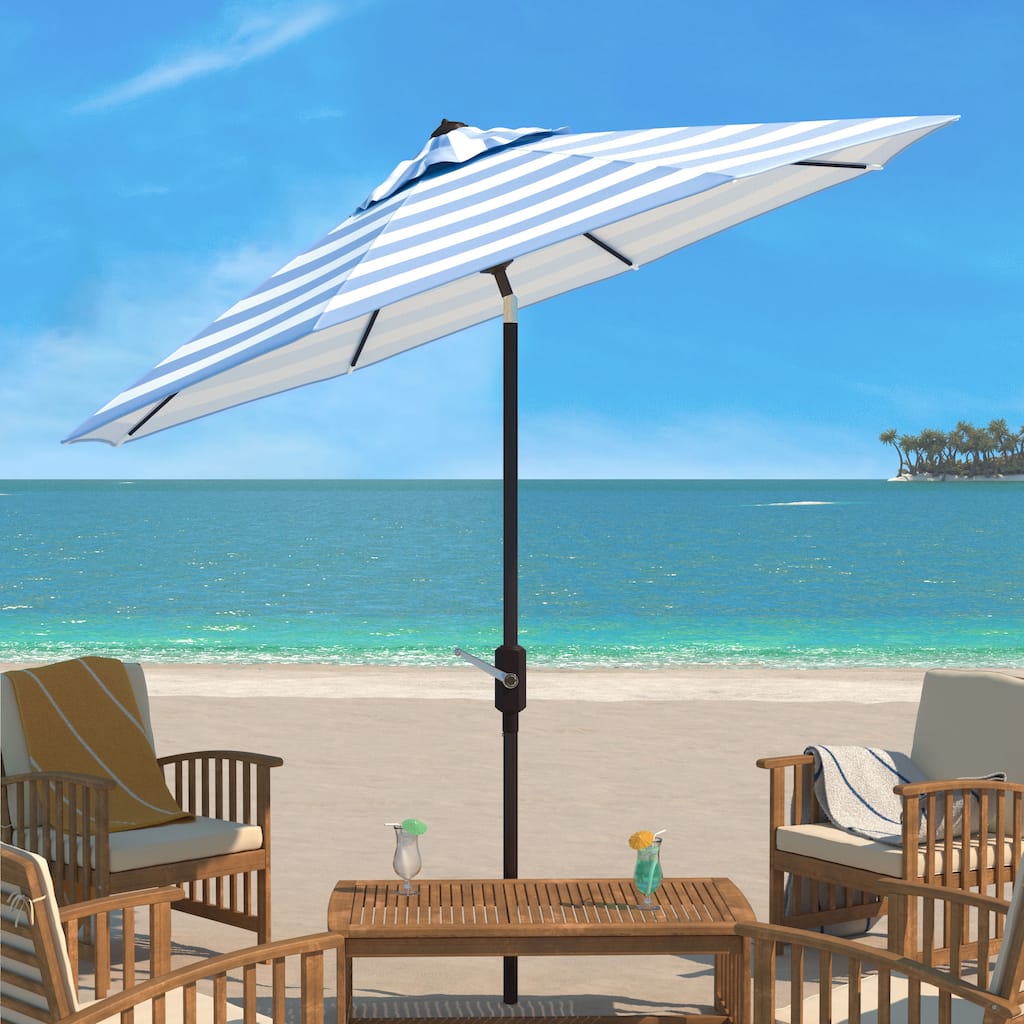 SAFAVIEH Addyson Fashion Line 9 Ft. Umbrella, Base Not Included