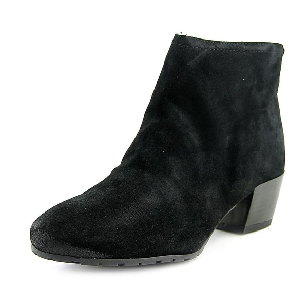 Kenneth Cole Reaction Pil Age Women Round Toe Suede Black Ankle Boot