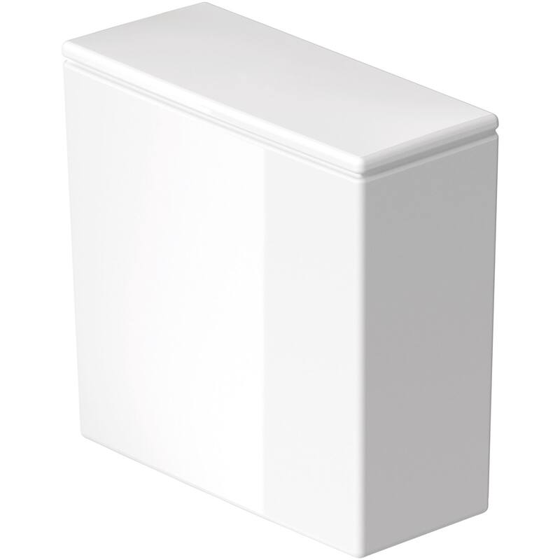 Duravit 093520-L DuraStyle 1.28 GPF Toilet Tank Only with Left Hand - White