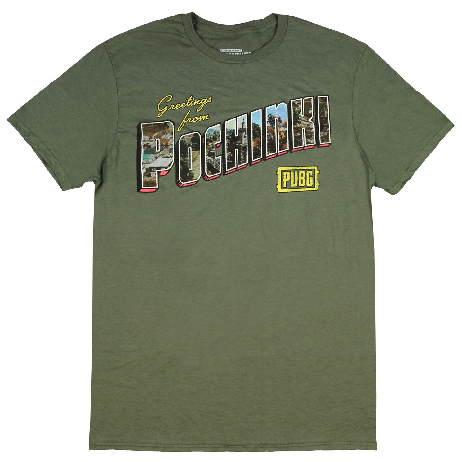 Shop Pubg Shirt Men S Playerunknown S Battlegrounds Greetins From