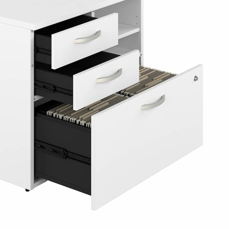 Hybrid Office Storage Cabinet with Drawers by Bush Business Furniture