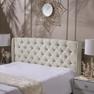 Christopher Knight Home Perryman Queen Wingback Headboard – Luxurious Tufted Design