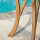 preview thumbnail 9 of 11, Outdoor Hermosa 5-piece Wood Dining Set by Christopher Knight Home