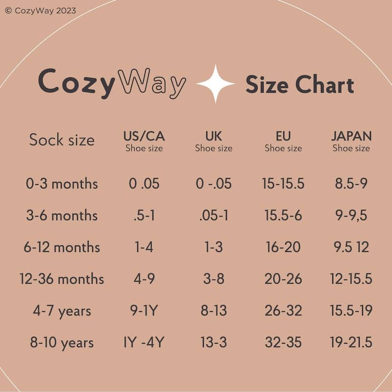CozyWay Ankle Grip Socks Black/White/Gray - 12 pair, 6-12 Months, Unisex