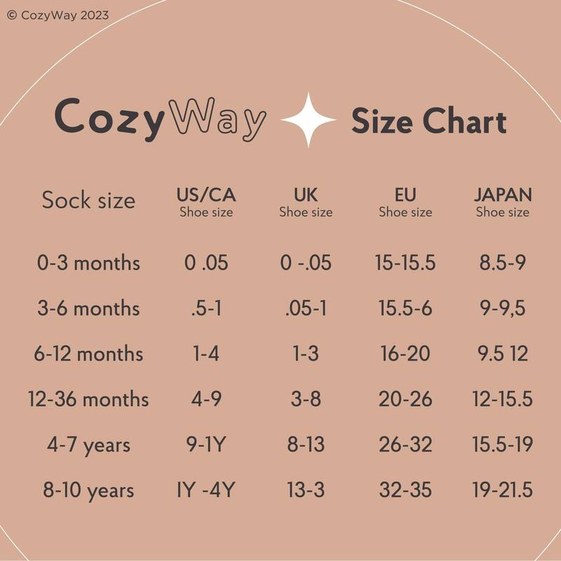 CozyWay Non-Slip Ankle Style Socks with Grippers, 9 Pack for Baby Boys and Girls