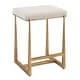 preview thumbnail 4 of 6, Uttermost Midas Gold Counter Stool - 18.5"W x 15.5"D x 26"H