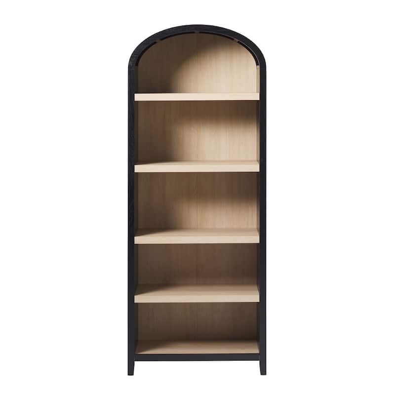 Middlebrook Designs 5 Shelf Open Arched Bookshelf