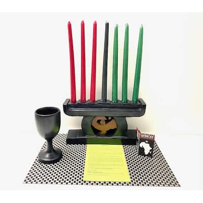 Handmade Kwanzaa Sankofa Bird Celebration Set (Ghana)