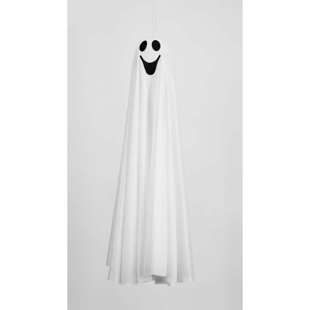 35" Hanging Halloween Light Up Friendly Ghost, Set Of 2