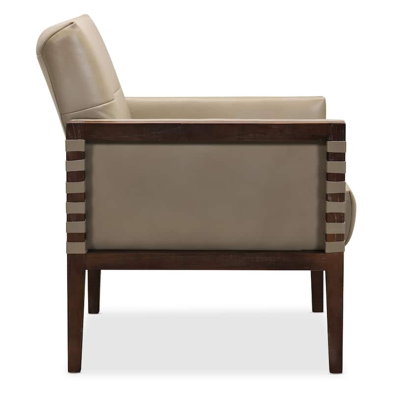 Hooker Furniture Carverdale 31" Wide Wood Framed Leather Upholstered