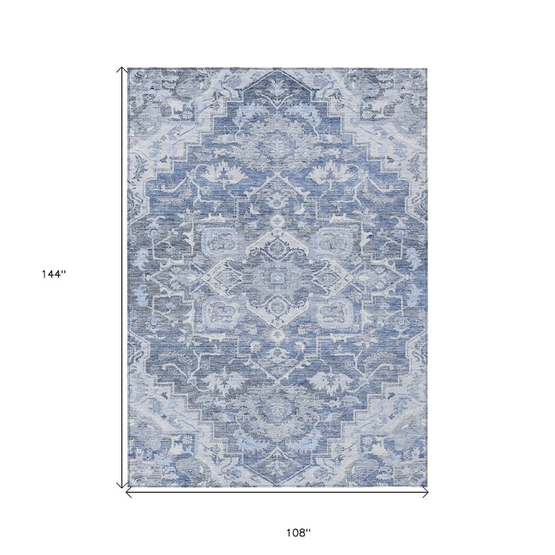 HomeRoots Oriental Traditional Rectangle Outdoor Rug