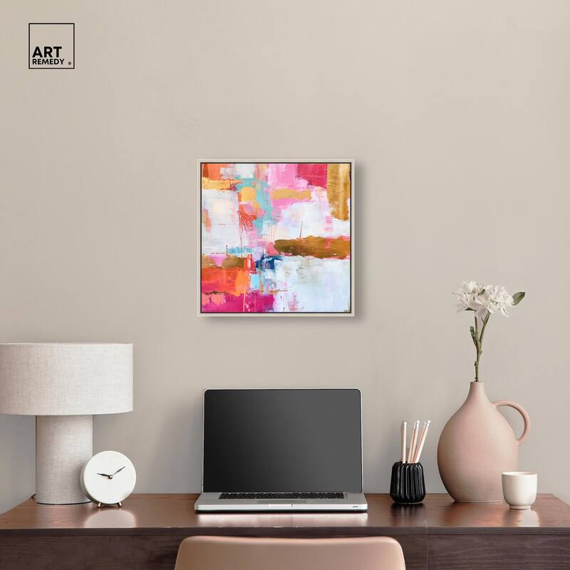 Exuberant Hues II Canvas by Art Remedy