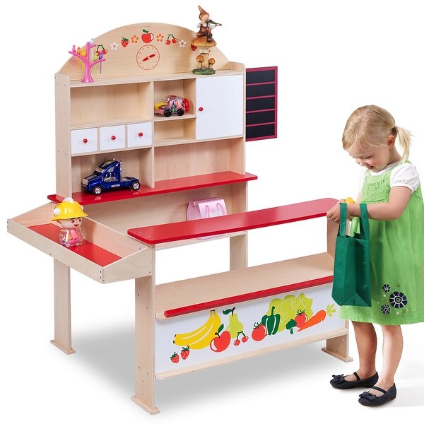 kids wooden play shop
