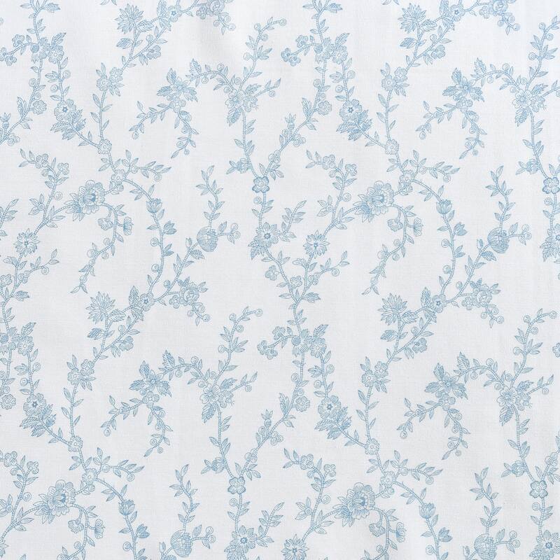 Laura Ashley Floral Ruffled Hem Cotton Sheet and Pillowcase Sets