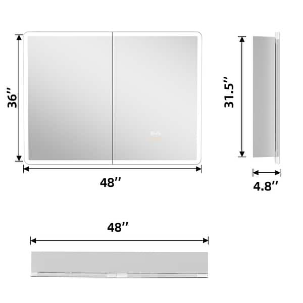 Artemis Rectangular Aluminum Recessed/Surface Mount LED Dimmable ...