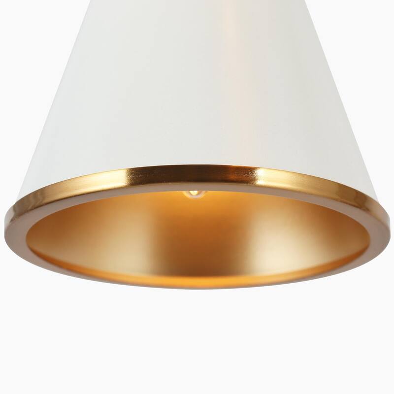 Nisa Modern Gold 3-Light Chandelier Island Pendant for Kitchen Island Foyer