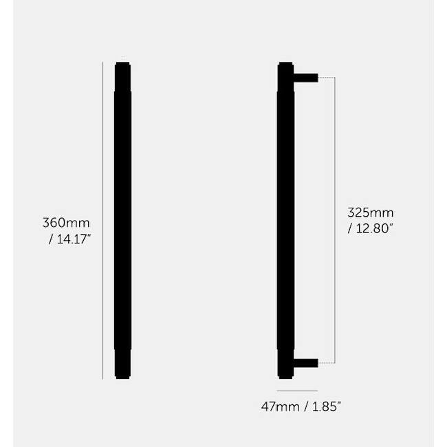 Buster + Punch UPB-054576 Cross 12-13/16" Center to Center Luxury - Brass