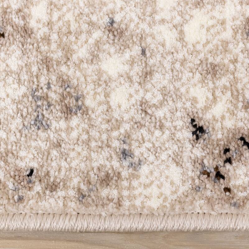 Covington Collection - Beige Marble Rug