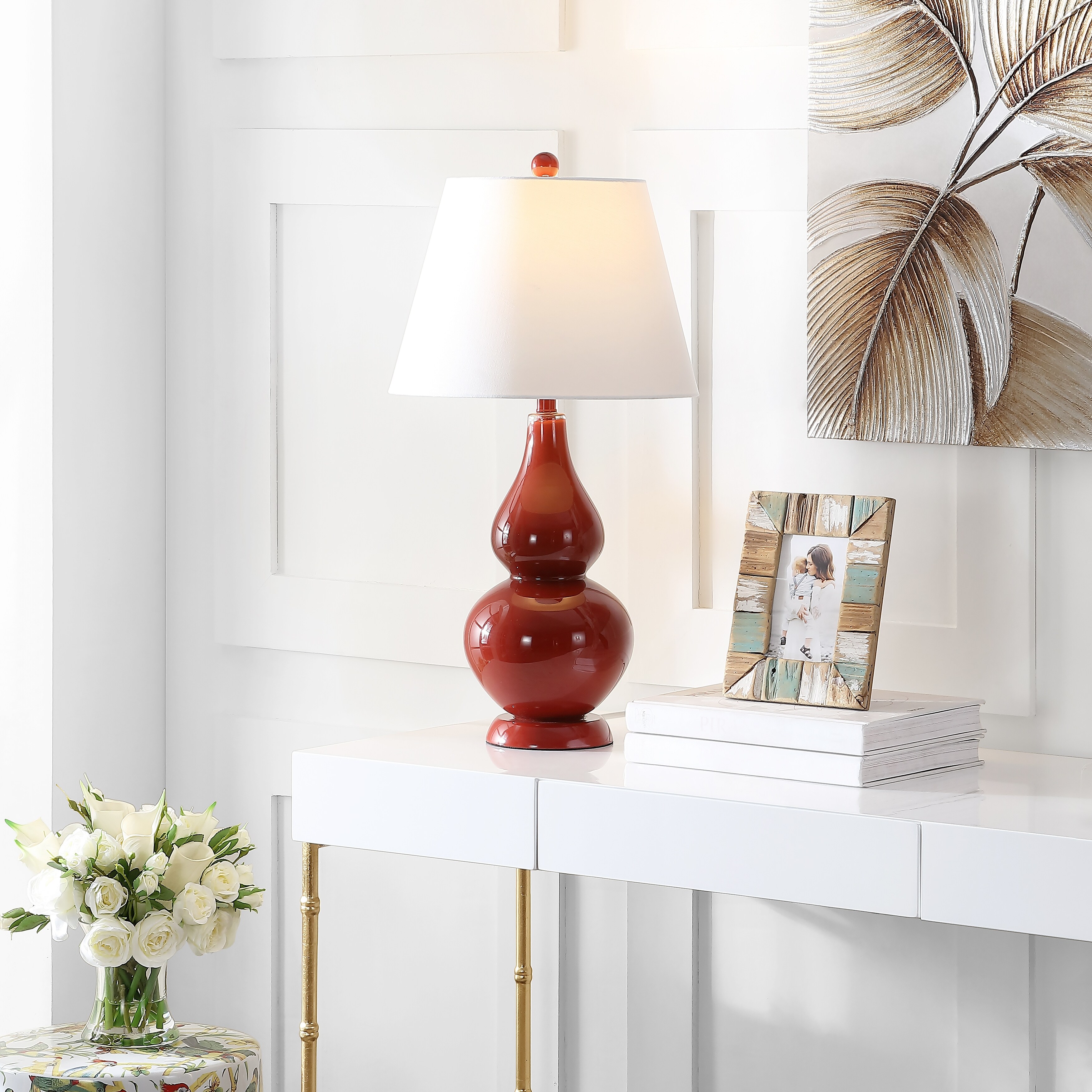 Red 25 to 30 Inches Lamp Sets Bed Bath Beyond