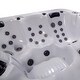 preview thumbnail 2 of 7, Buenospa Hollywood 5 - Person 51 - Jet Hot Tub, Ice White, Gray with Ozone and LED Lights