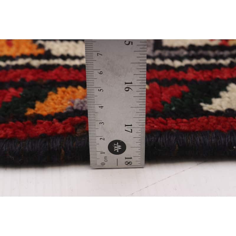 ECARPETGALLERY Hand-knotted Melis Vintage Red Wool Rug - 4'8 x 13'6