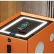 preview thumbnail 5 of 8, Modern Nightstand Smart with 2 Drawers and Charging Station