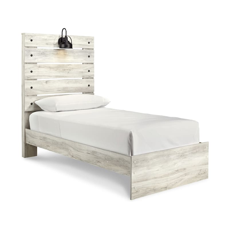 Cambeck Whitewash Panel Bed