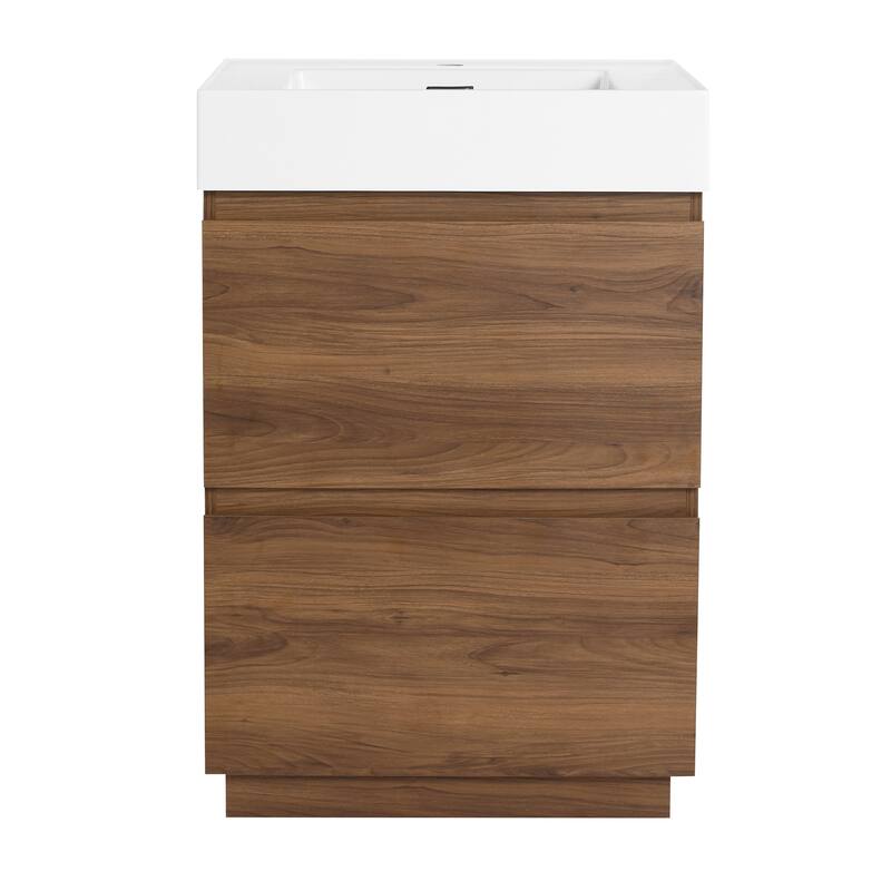 Modern Bathroom Vanities with Undermount Single Sink & 2 Drawer
