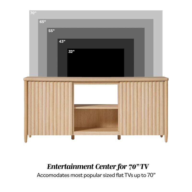 Middlebrook Scandinavian Reeded 58-inch TV Stand with Storage