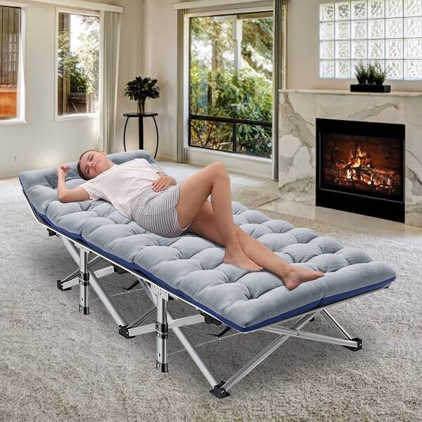 heavy duty double sleeping cot camping