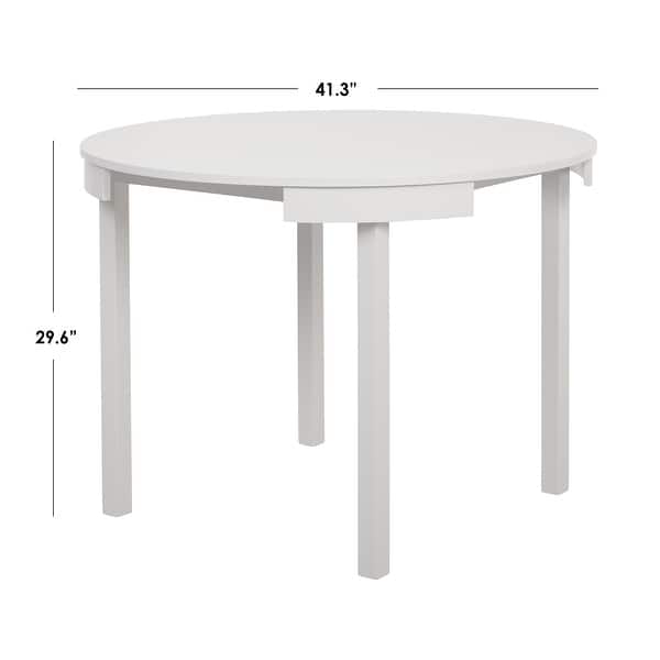 dimension image slide 1 of 2, Harrisburg Tobey 5-piece Compact Round Dining Set