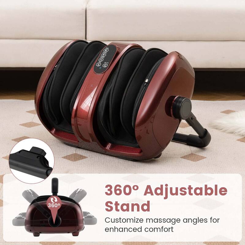 Costway Foot & Calf Massager Vibration Compression Electric Leg - See Details