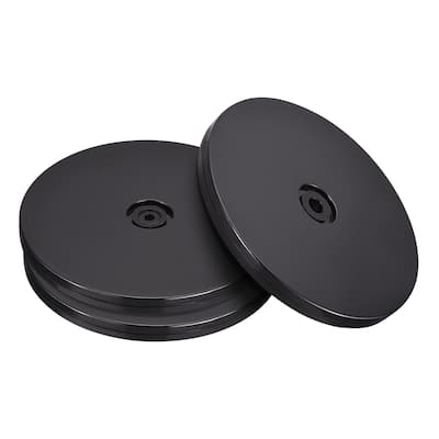 5inch Rotating Swivel Stand with Steel Ball Lazy Susan Base Turntable Black 3Pcs