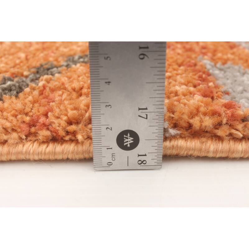 ECARPETGALLERY Ariella Orange Casual Rug