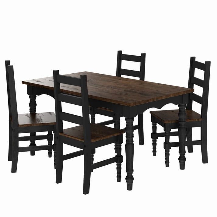 Solid Wood Dining Chair (Set of 2) Harvest | Furniture Dash - N/A