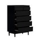 preview thumbnail 24 of 37, Walker Edison Modern Gallery Top Solid Wood Chest