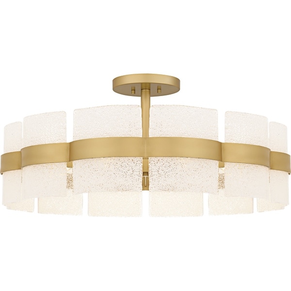 slide 2 of 8, Sweeney 6-Light Soft Gold Semi-Flush Mount
