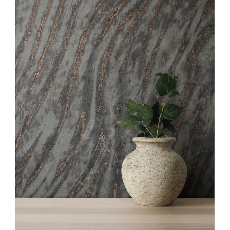 Fine Decor Arran Stone Swirling Stripe Wallpaper