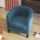 preview thumbnail 25 of 36, Corvus Oxonia Tufted Fabric Upholstered Club Chair