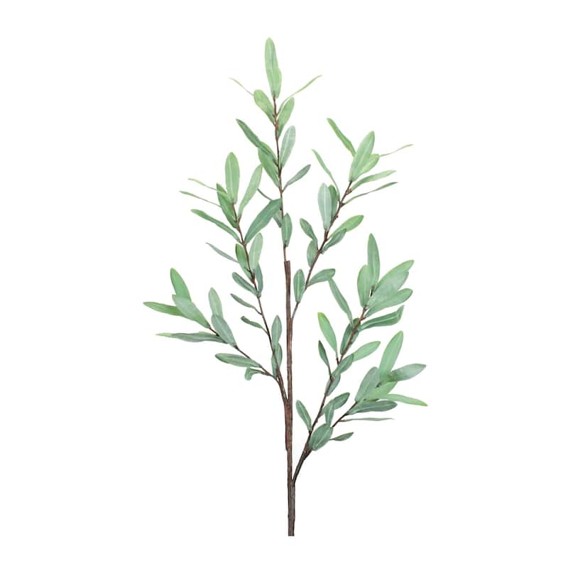 Olive Leaf Branch Artificial Sprays - 39" - Green - Set of 2