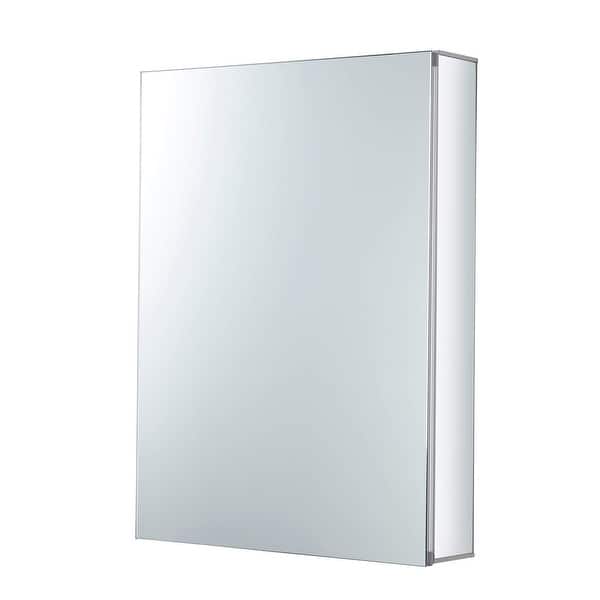 slide 2 of 91, Bathroom Medicine Cabinet, Aluminum, Recessed/Surface Mount, Right/Left Hinged, Mirrored Interior