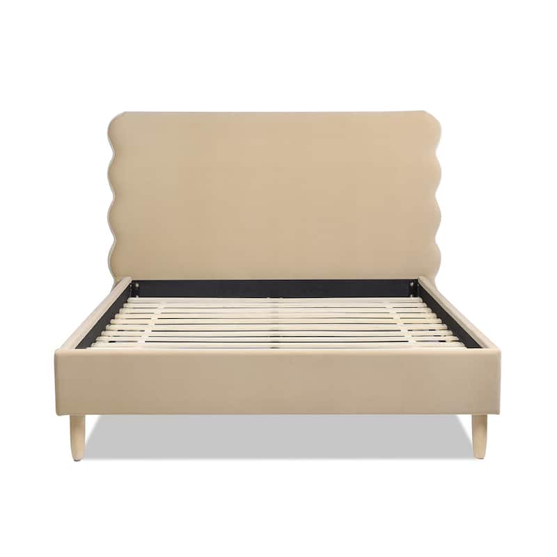 Jennifer Taylor Home Stockholm Scallop Platform Bed
