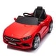 preview thumbnail 43 of 58, 12V Kids Ride On Car w/ Parents Remote Control,Licensed Mercedes-Benz CLS 350 for Kids,Four Wheel Suspension