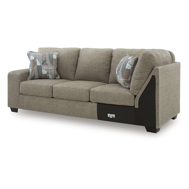 Signature Design by Ashley Newellen Gray 3-Piece Sectional with Chaise