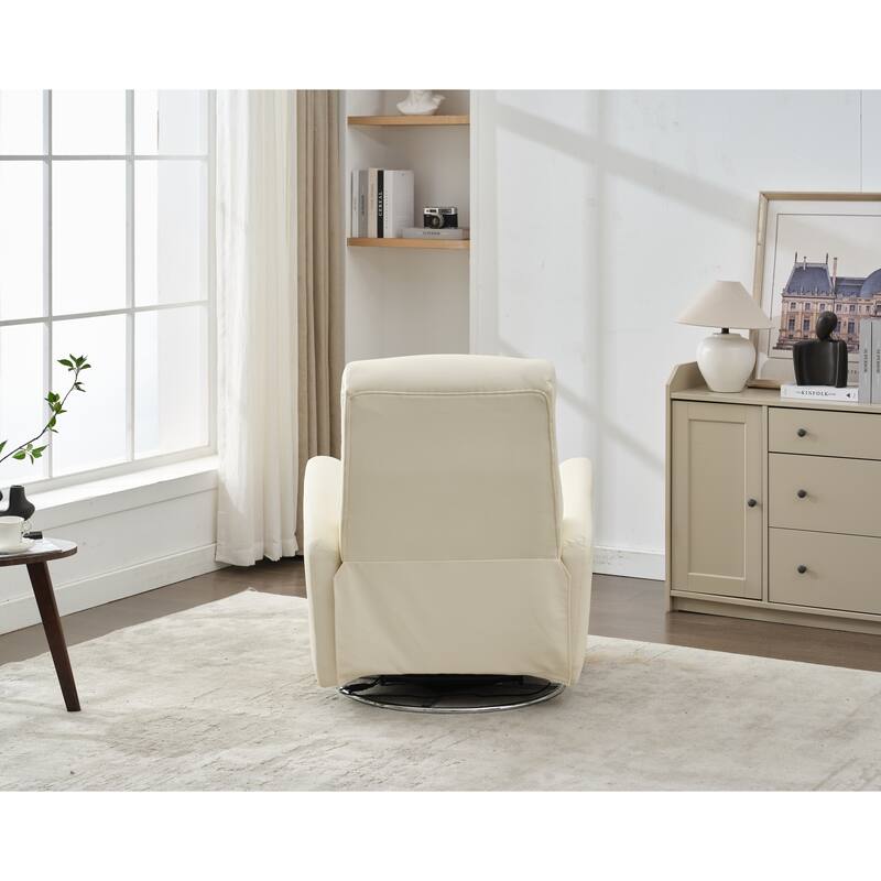 Swivel Glider Power Recliner Chair Rocking Chair Nursery Chair with Electric Button for Living Room and Bedroom