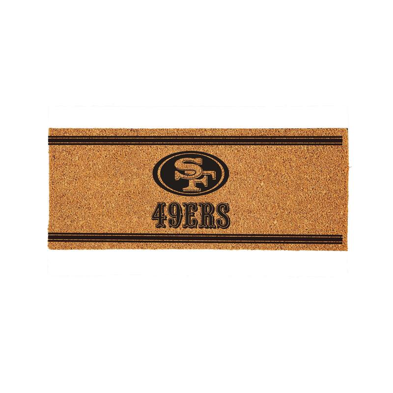 San Francisco 49ers Monochrome Indoor/Outdoor Coir Door Mat